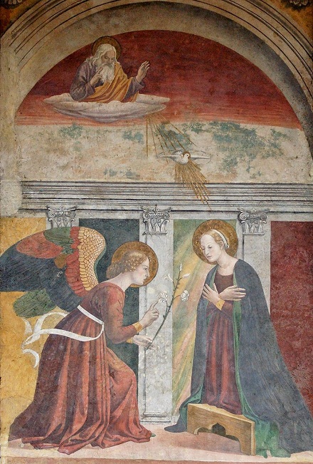 Melozzo da Forlì, Zvěstování, volné dílo, cs.wikipedia.